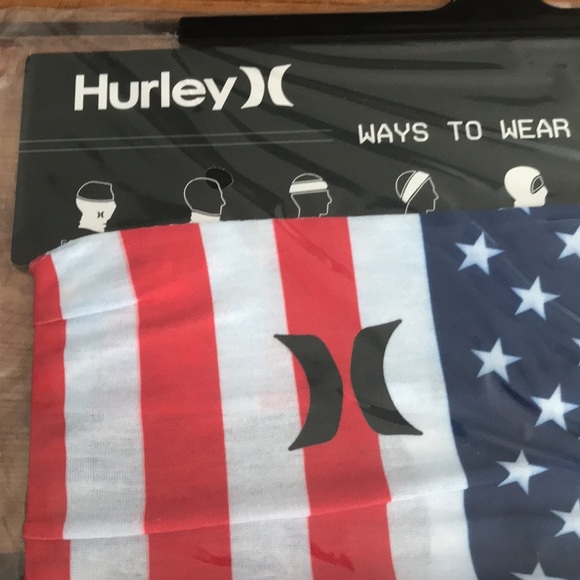 NWT Hurley Flag Multi-Functional Gaiter (mask) - Picture 2 of 3